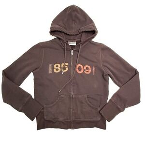 Sundance Film Festival 09 Topo Ranch Womens S Brown Full Zip Hoodie Storytime 85